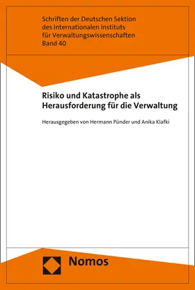 Pünder / Klafki |  Risiko und Katastrophe als Herausforderung | Buch |  Sack Fachmedien