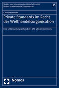 Hemler |  Hemler, C: Private Standards im Recht der Welthandelsorganis | Buch |  Sack Fachmedien