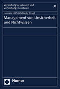 Hill / Schliesky |  Management von Unsicherheit und Nichtwissen | Buch |  Sack Fachmedien