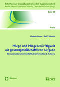 Simoes / Münnich |  Simoes: Pflege/Pflegebedürftigkeit/gesamtgesellsch. Aufgabe | Buch |  Sack Fachmedien