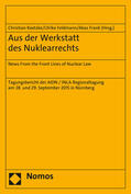 Raetzke / Feldmann / Frank |  Aus der Werkstatt des Nuklearrechts | Buch |  Sack Fachmedien
