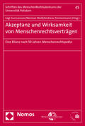 Gunnarsson / Weiß / Zimmermann |  Akzeptanz und Wirksamkeit von Menschenrechtsverträgen | Buch |  Sack Fachmedien