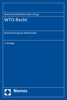 Hilf / Oeter |  WTO-Recht | Buch |  Sack Fachmedien