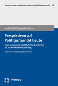 Gloe / Oeftering |  Perspektiven auf Politikunterricht heute | Buch |  Sack Fachmedien