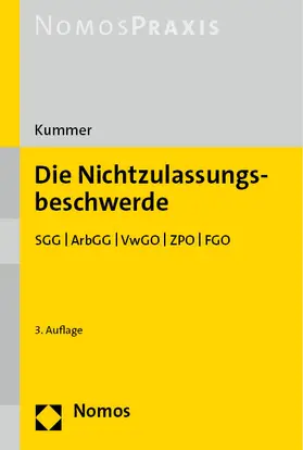 Kummer |  Die Nichtzulassungsbeschwerde | Buch |  Sack Fachmedien