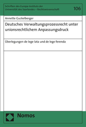 Guckelberger |  Guckelberger, A: Deutsches Verwaltungsprozessrecht unter uni | Buch |  Sack Fachmedien