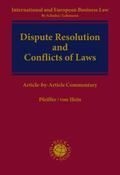 Pfeiffer / von Hein |  Dispute Resolution and Conflict of Laws | Buch |  Sack Fachmedien