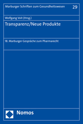 Voit |  Transparenz/Neue Produkte | Buch |  Sack Fachmedien