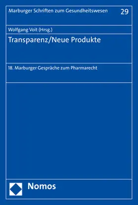 Voit |  Transparenz/Neue Produkte | Buch |  Sack Fachmedien