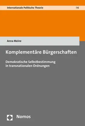 Meine |  Komplementäre Bürgerschaften | Buch |  Sack Fachmedien