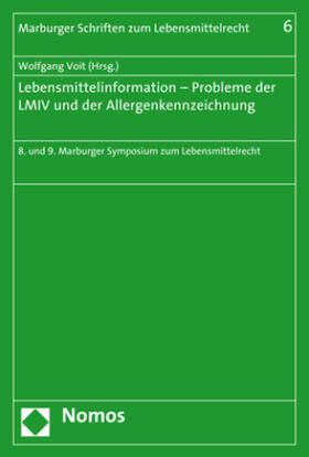 Voit | Lebensmittelinformation - Probleme der LMIV | Buch | 978-3-8487-4079-6 | sack.de