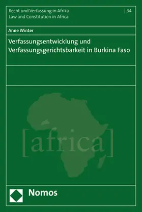 Winter |  Verfassungsentwicklung und Verfassungsgerichtsbarkeit in Burkina Faso | Buch |  Sack Fachmedien