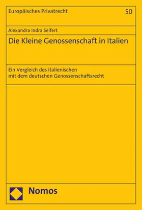 Seifert | Die Kleine Genossenschaft in Italien | Buch | 978-3-8487-4125-0 | sack.de