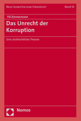 Zimmermann |  Das Unrecht der Korruption | Buch |  Sack Fachmedien