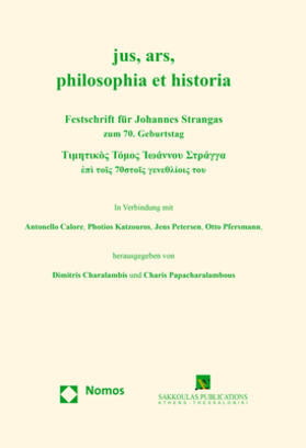 Charalambis / Papacharalambous | jus, ars, philosophia et historia | Buch | 978-3-8487-4175-5 | sack.de