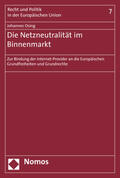 Osing |  Die Netzneutralität im Binnenmarkt | Buch |  Sack Fachmedien