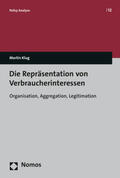 Klug |  Die Repräsentation von Verbraucherinteressen | Buch |  Sack Fachmedien