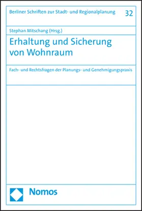 Mitschang |  Erhaltung und Sicherung von Wohnraum | Buch |  Sack Fachmedien