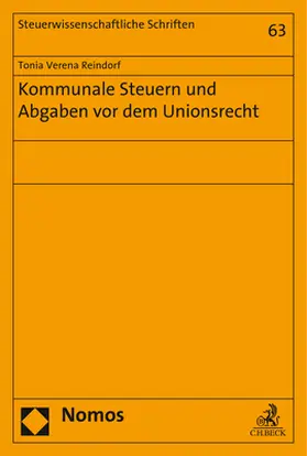 Reindorf | Kommunale Steuern und Abgaben vor dem Unionsrecht | Buch | 978-3-8487-4240-0 | www.sack.de