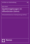 Liebert |  Quotenregelungen im öffentlichen Dienst | Buch |  Sack Fachmedien