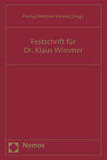 Paulus / Wimmer-Amend |  Festschrift für Dr. Klaus Wimmer | Buch |  Sack Fachmedien