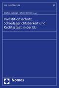 Ludwigs / Remien |  Investitionsschutz, Schiedsgerichtsbarkeit und Rechtsstaat i | Buch |  Sack Fachmedien
