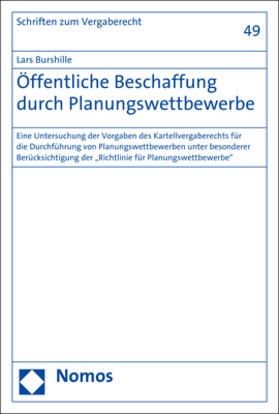Burshille | Öffentliche Beschaffung durch Planungswettbewerbe | Buch | 978-3-8487-4317-9 | sack.de