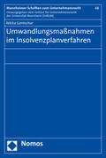 Gontschar |  Gontschar, N: Umwandlungsmaßnahmen im Insolvenzplanverfahren | Buch |  Sack Fachmedien