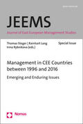 Steger / Lang / Rybnikova |  Management in CEE Countries between 1996 and 2016 | Buch |  Sack Fachmedien