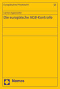 Appenzeller |  Die europäische AGB-Kontrolle | Buch |  Sack Fachmedien