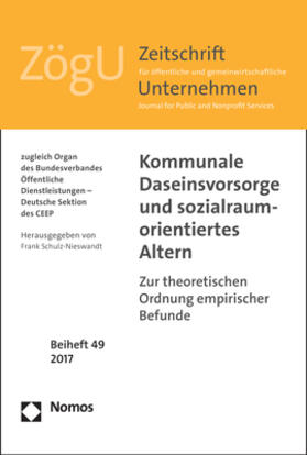 Schulz-Nieswandt | Kommunale Daseinsvorsorge und sozialraumorientiertes Altern | Buch | 978-3-8487-4360-5 | sack.de