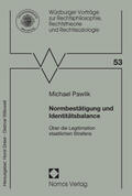 Pawlik |  Pawlik, M: Normbestätigung und Identitätsbalance | Buch |  Sack Fachmedien