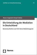 Masser / Engewald / Scharpf |  Die Entwicklung der Mediation in Deutschland | Buch |  Sack Fachmedien