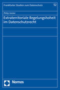 Uecker |  Extraterritoriale Regelungshoheit im Datenschutzrecht | Buch |  Sack Fachmedien
