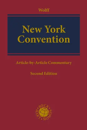 Wolff |  New York Convention | Buch |  Sack Fachmedien