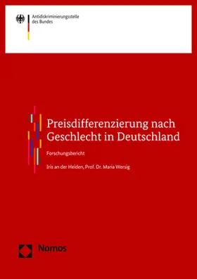 an der Heiden / Wersig |  Preisdifferenzierung nach Geschlecht in Deutschland | Buch |  Sack Fachmedien
