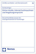 Mauelshagen |  Mauelshagen, I: Online-Inhalte, Internet-Suchmaschinen und V | Buch |  Sack Fachmedien