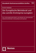 Herdecke |  Herdecke, K: Europäische Betriebsrat und das comité d'entrep | Buch |  Sack Fachmedien