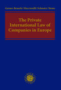 Gerner-Beuerle / Mucciarelli / Schuster |  The Private International Law of Companies in Europe | Buch |  Sack Fachmedien