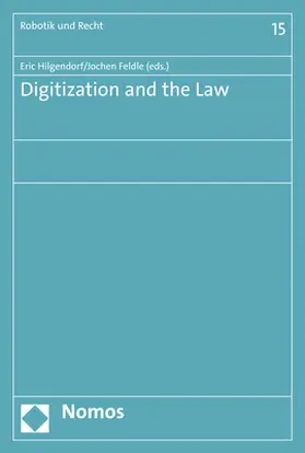 Hilgendorf / Feldle |  Digitization and the Law | Buch |  Sack Fachmedien