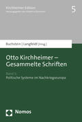 Buchstein / Langfeldt / Kirchheimer |  Otto Kirchheimer - Gesammelte Schriften | Buch |  Sack Fachmedien