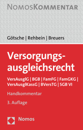 Götsche / Rehbein / Breuers | Götsche, F: Versorgungsausgleichsrecht | Buch | 978-3-8487-4800-6 | sack.de