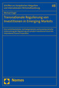 Engel |  Transnationale Regulierung von Investitionen in Emerging Markets | Buch |  Sack Fachmedien