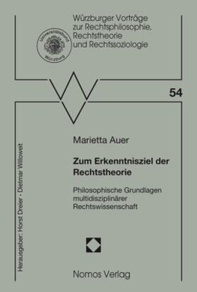 Auer | Zum Erkenntnisziel der Rechtstheorie | Buch | 978-3-8487-4849-5 | sack.de