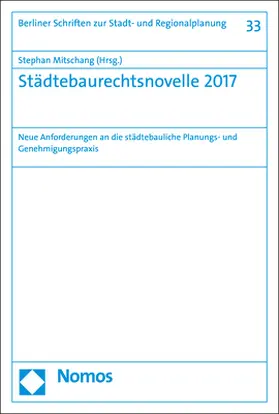 Mitschang |  Städtebaurechtsnovelle 2017 | Buch |  Sack Fachmedien