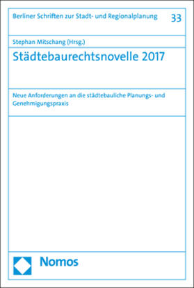 Mitschang | Städtebaurechtsnovelle 2017 | Buch | 978-3-8487-4952-2 | sack.de