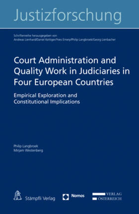 Langbroek / Westenberg | Court Administration and Quality Work in Judiciaries in Four European Countries | Buch | 978-3-8487-4976-8 | sack.de