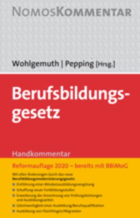 Wohlgemuth / Pepping | Berufsbildungsgesetz | Buch | 978-3-8487-4994-2 | sack.de