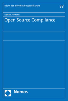 Allmann | Open Source Compliance | Buch | 978-3-8487-5003-0 | sack.de