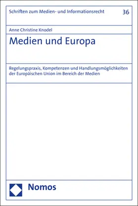 Knodel | Medien und Europa | Buch | 978-3-8487-5016-0 | www.sack.de